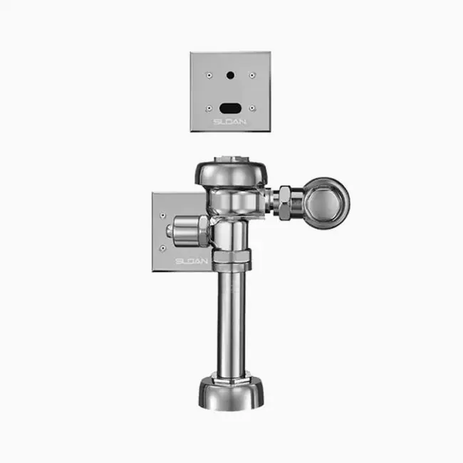 SLOAN 111-1.6ESS(3770000) Optima Sensor Activated Exposed Toilet Flushometer For Floor Mount / Wall Hung Toilets 11.5 Rough-In 1.6 GPF