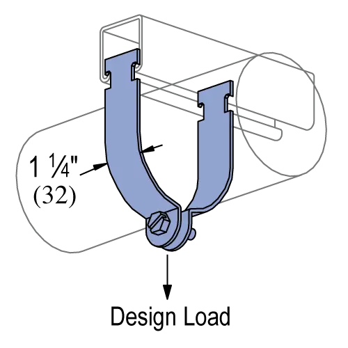 ALLIED PS1100-1/2-AS-EG Power-Strut Conduit Strut Clamp