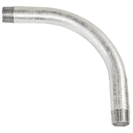 Conduit Galvanized GALELL30036 90 Degree Elbow, Galvanized Rigid, 3 Inch, 36 Inch Radius