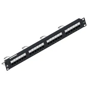 CommScope Uniprise 760180000 Distribution Module Panel Cat 5e 1 RU 24-Port