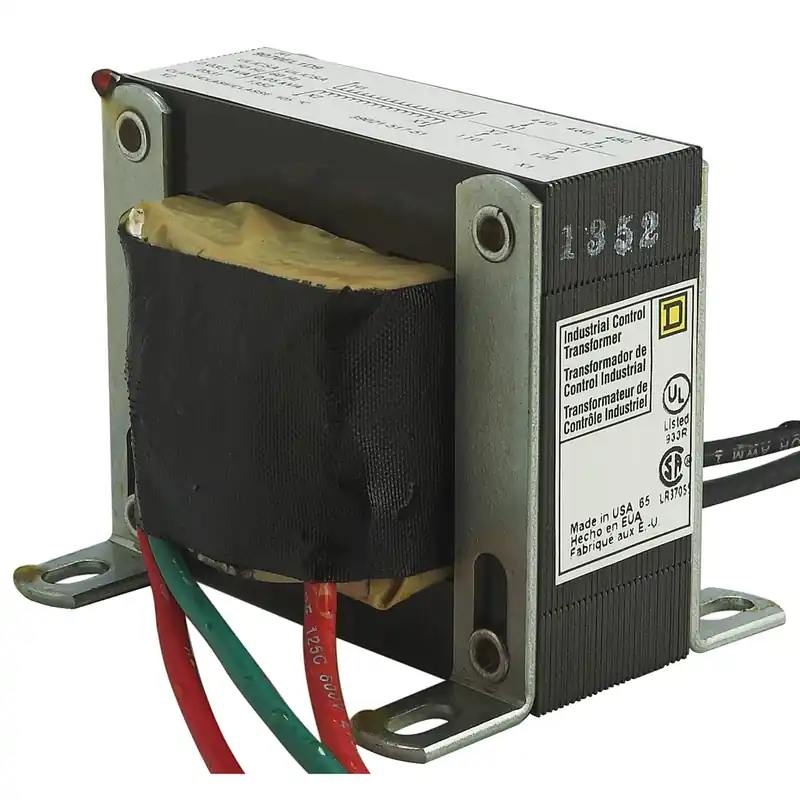 Square D 9070EL1D9 Transformer 50 VA 480 Volt Primary 120 Volt Secondary