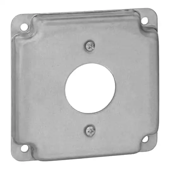 Steel City RS-11 4 Square Surface Cover Steel 1/2 Deep (1 Single Receptacle) Replacement MPN