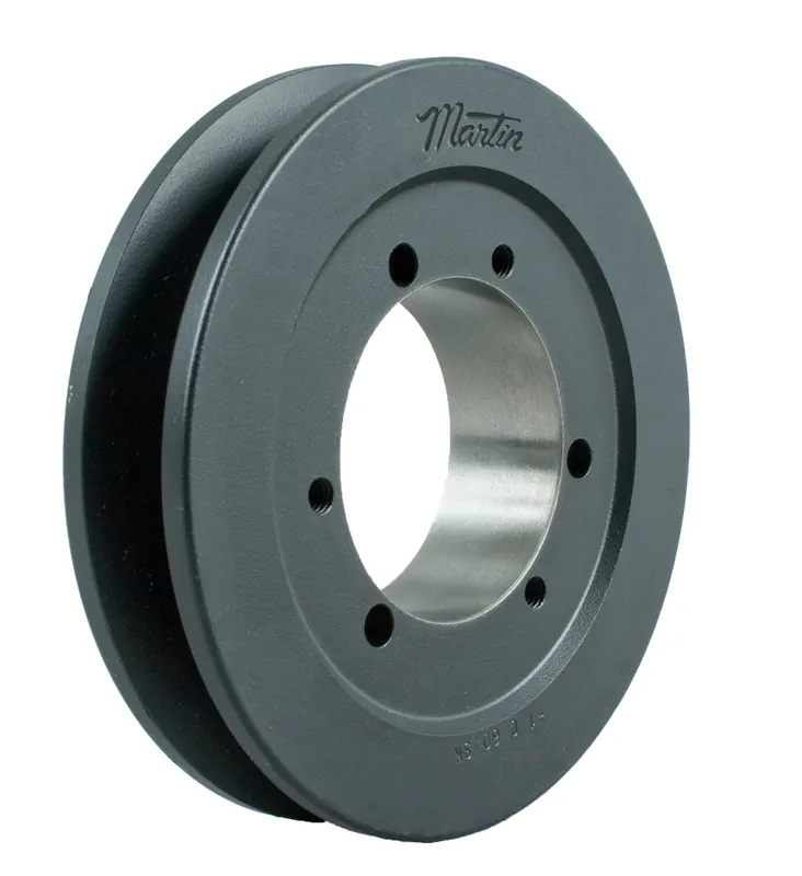 Martin 1B44SH Solid Type C-1 Single Groove Conventional Sheave, QD Bushed Bore, 0.5 to 1.688 in Dia Bore, 4-3/4 in OD, 4.4 in Dia Pitch, 7/8 in W Face