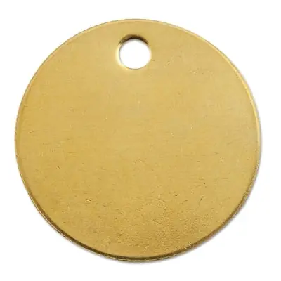 C.H. Hanson 41857 Blank Tag, 1-1/2inH x 1-1/2inW, PK100