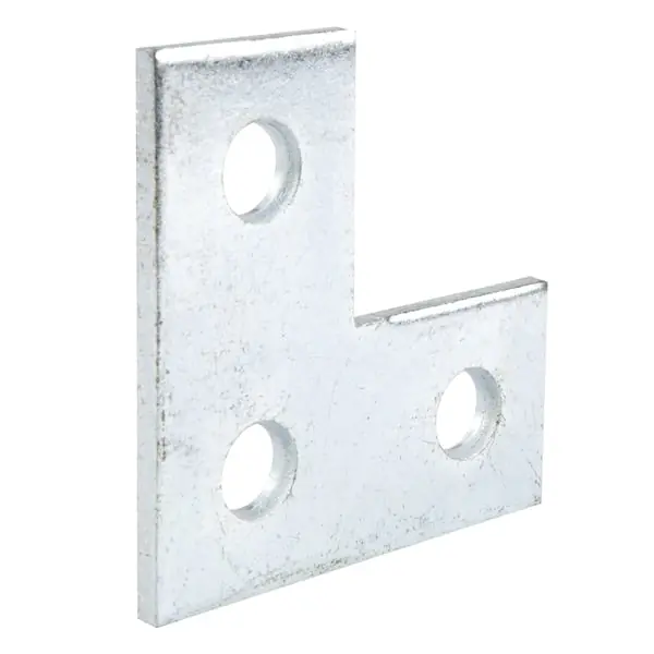 LH Dottie SFPL3 Flat L Plate Fitting 3 Holes Steel material