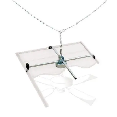 Westinghouse 01070 Saf-T-Grid Fan Mounting Kit, 1-1/2 in D, For Use With Fan Support of 50 lb or Less