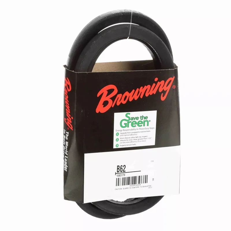 Browning 1083179 B62 Gripbelt V-Belt Standard B 65 inches Replacement 1083179