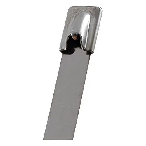 NTE Electronics 04-06100SS Cable Tie Lock Ball Style 100-Pack