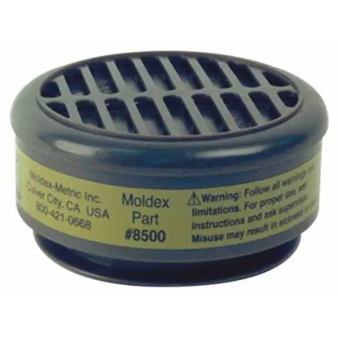 Moldex 8500 Cartridges Reusable Formaldehyde Black 8000