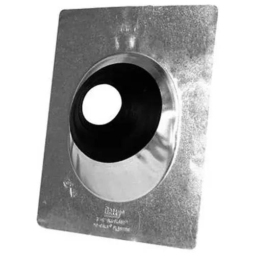 Oatey 11957 All-Flash 1-1/2 - 3 Galvanized Roof Flashing 18L x 18W Base
