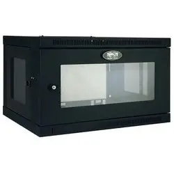 TRIPP LITE SRW6UG Tripp Lite 6U Low-Profile Wall-Mount Rack Enclosure Cabinet with Clear Acrylic Window, Removable Side Panels