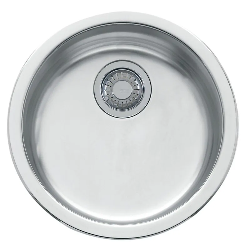 Franke RBX-110 Rotondo 17-1/8 x 17-1/8 in. Drop-in and Undermount Stainless Steel Bar Sink