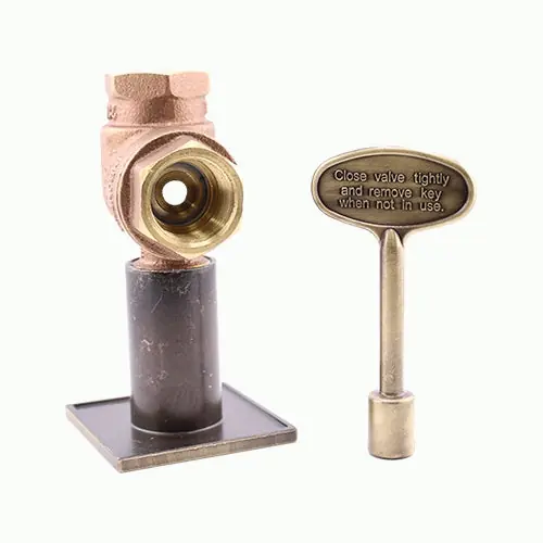 Blue Flame BVL3L.09SQ Quarter-Turn Angled Gas Valve Kit -300,000 BTU