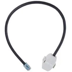 COMMSCOPE 760235591 CCA-CAT6A-PLENUM-BLACK-N018 SYSTIMAX Category 6A U/UTP Cord, Plenum, RJ45 to Ceiling Connector, 1.5 ft
