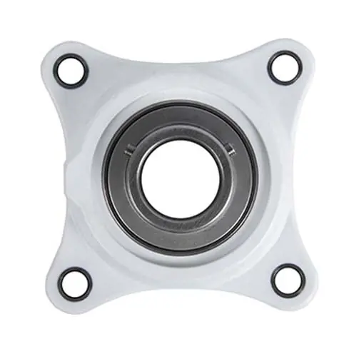 Timken SUCPLF206-19/F Flange-Mount Ball Bearing Unit - 1-3/16 in Bore, 4-Bolt Flange Mount, Set Screw Locking, Non-Expansion Bearing