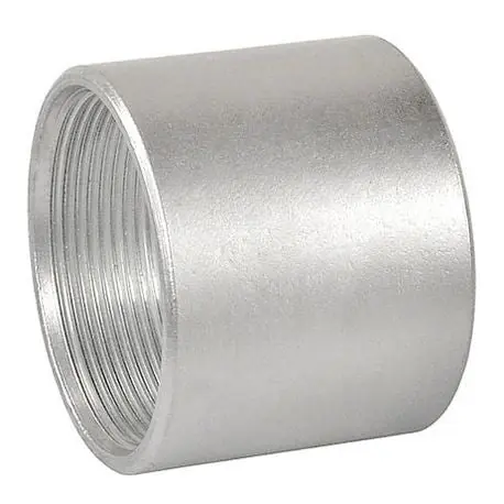 Conduit Galvanized GALCOU100 Coupling, Steel, Galvanized Rigid, 1 in Trade Size
