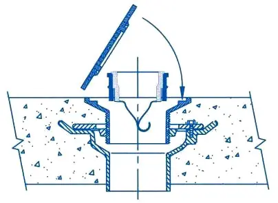 ProVent Systems TG34HW Drain Trap Guard for Inside Watts Tailpiece