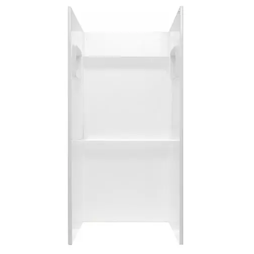 Swanstone SA-3636-010 Shower Alcove Wall Kit, 36 in W x 72 in H, Veritek, White