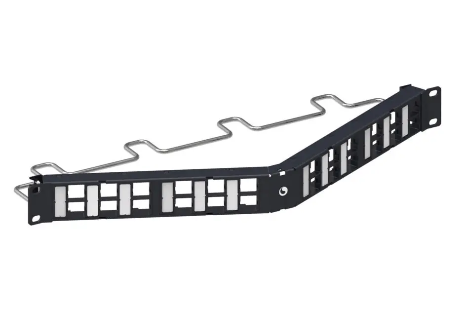 CommScope Enterprise Solutions 760207290 CPPA-UDDM-M-1U-24 M2000 U/UTP 24 Port 1U Angled Modular Patch Panel