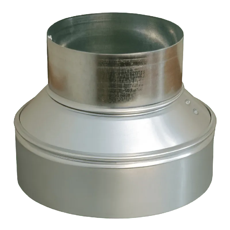 Gray Metal South 265-107 10 inch x 7 inch Duct Reducer, No Crimp