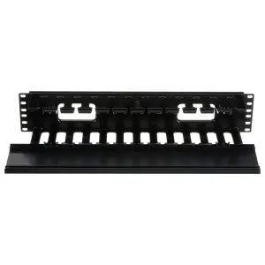 PatchLink WMPHF2E Cable Manager Horizontal Front Only Bend Radius Clips 2RU 3.5 H x 19 W x 3.7 in. D