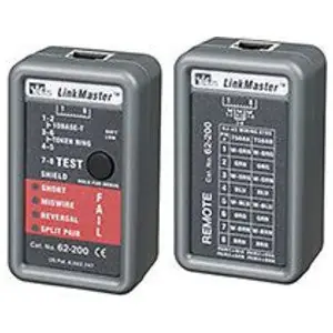 LinkMaster 62-200 LinkMaster™ UTP/STP Cable Tester