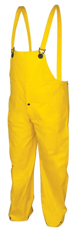 MCR Safety MCRSA-600BP-3X 600BP Commodore 1-Piece Rainwear Bib Pant With Snap Fly