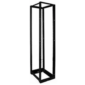 Chatsworth 15217-703 Adjustable 4-Post QuadraRack Steel #12-24 Threaded 29.53 to 35.43 in D Channel 45 RMU 84 in Max H Black