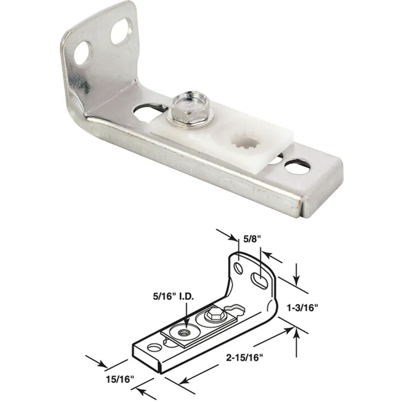 Prime-Line N6543 Bifold Door Bottom Pivot Bracket