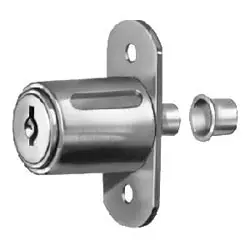 National Cabinet Lock C8043-C413A-26D Sliding Door Lock 1 Length Push In Cylinder Replacement MPN