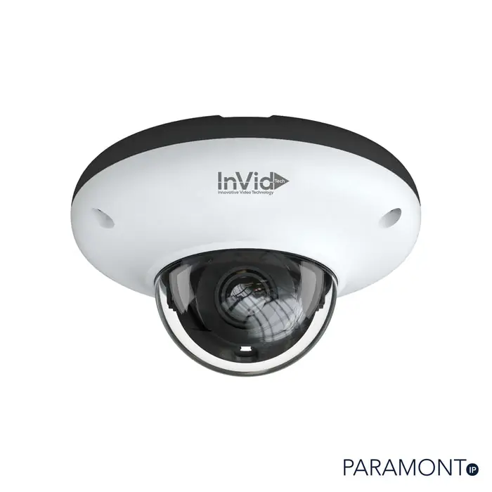 INVID TECH PAR-P5UFO28NH-AI 5 Megapixel IP Low Profile, Fixed Lens, True AI, IR Range Up To 65’