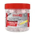 Simply45 S45-1700P Proseries Pass Through Red Tint Cat6/6A UTP with