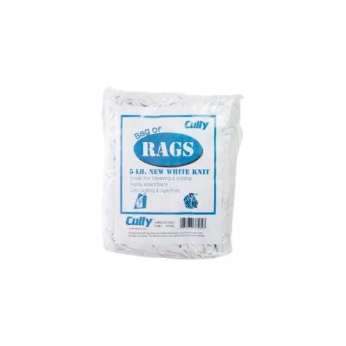 Minerallac 37582 Cully 37582 Cloth Rag All Purpose New Bleached Knit Bag