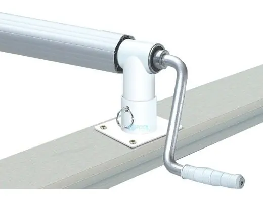 GLI 55-2403WH-CRS Whirlwind 24 Foot Above Ground Pool Complete Reel System Conversion Base and 3 Inch Tube Kit