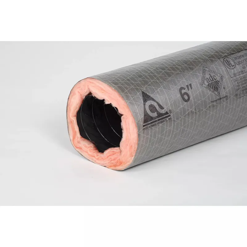 ATCO 17602405 Insulated Flex Duct 5 inches x 25 feet Gray Air Duct 761094265325