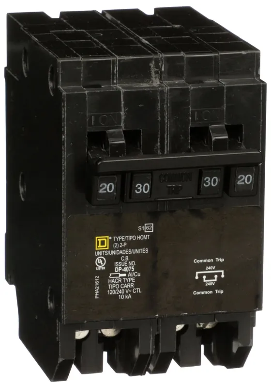 Square D HOMT220230 Miniature 120/240V Circuit Breaker