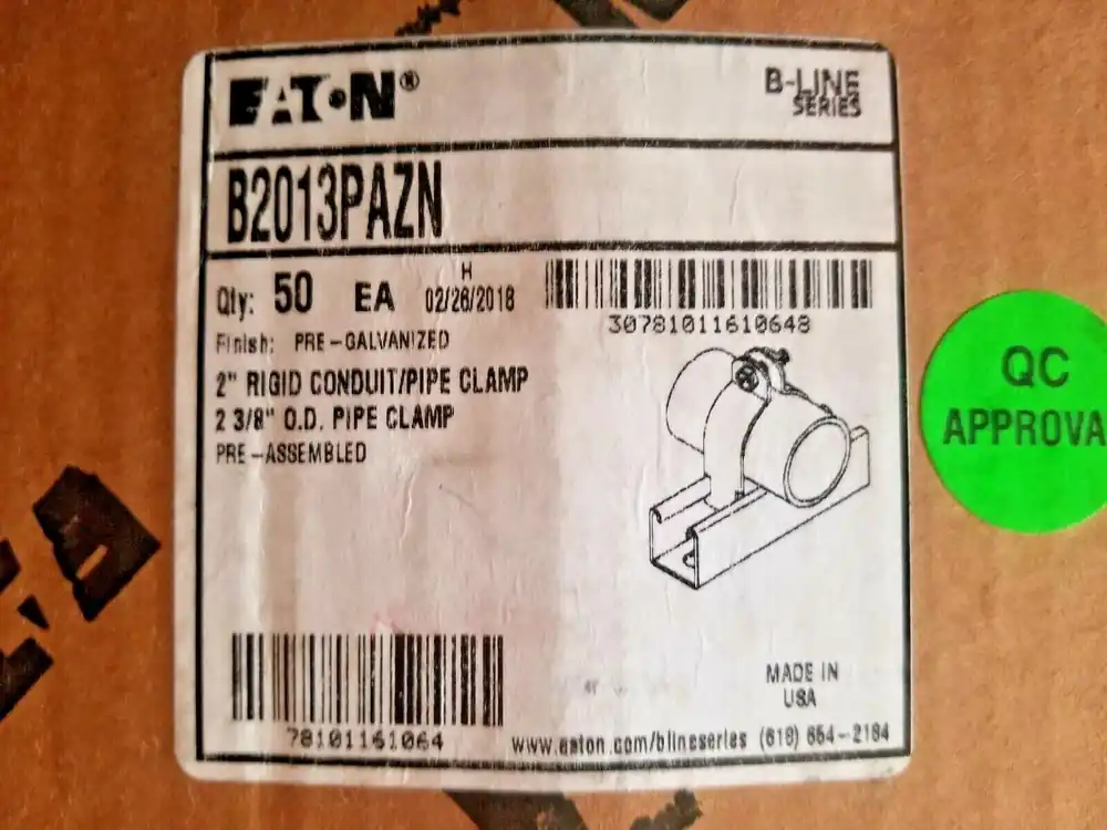 EATON B-LINE B2013PA-2 Pipe Clamp
