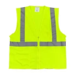 Protective Industrial Products 302-0702Z-LY/2X Class 2 Mesh Vest 2XL