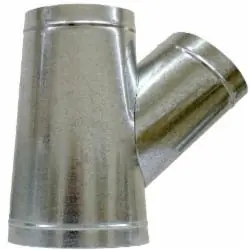 Gray Metal South 12X10X8-306CC Stub Wye 12 Inch x 10 Inch x 8 Inch