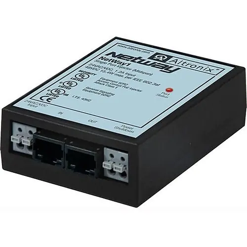 Altronix NETWAY1 Single Port PoE Injector Midspan 24V 15.4W
