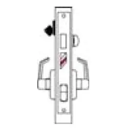 CAL-ROYAL PRODUCTS INC NM8453 SE US26D RH Mortise Lock Right Hand Single Cylinder 2-3/4 Backset Stain Chrome With Deadbolt For Entrance Lock