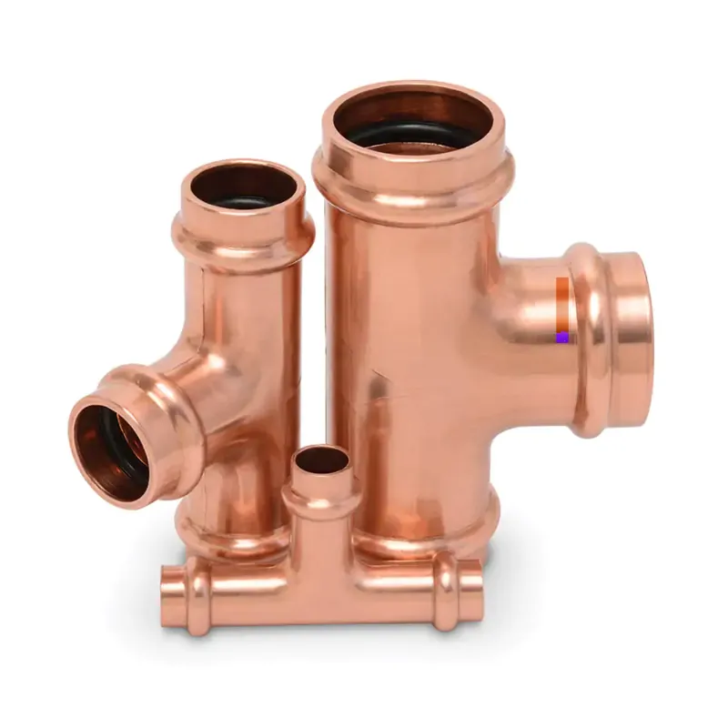 Sporlan 870708 Copper Tee, 1-3/8 ZoomLock MAX