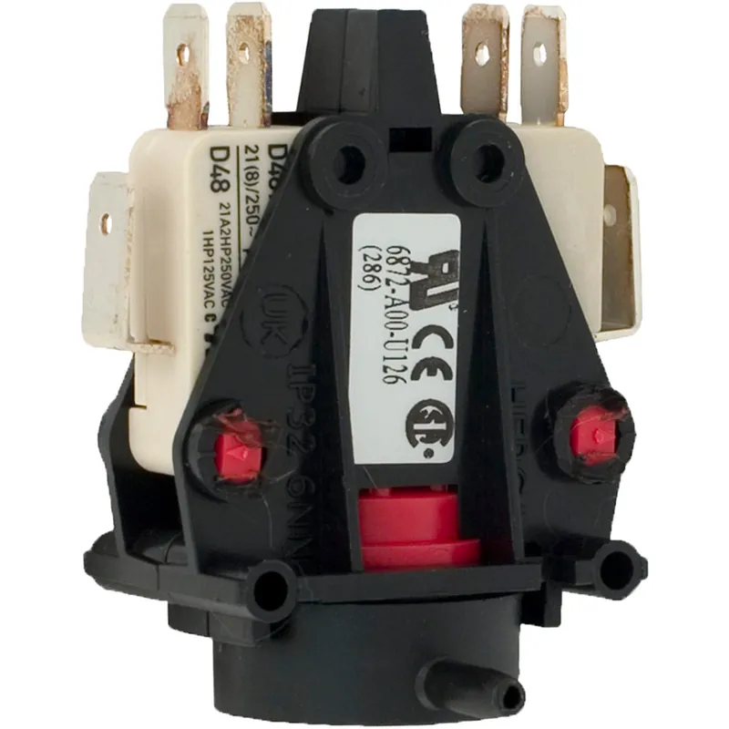 Herga Electric 6872-AOO-U106 DPDT 20A Side Spout Air Switch