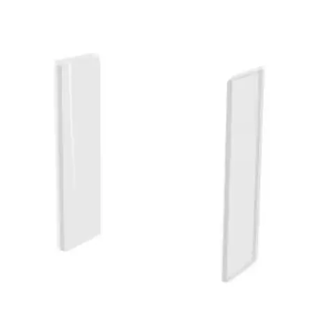 Swanstone VP2774CSW Veritek Pro 27 X 74 in Shower Side Wall Set in White