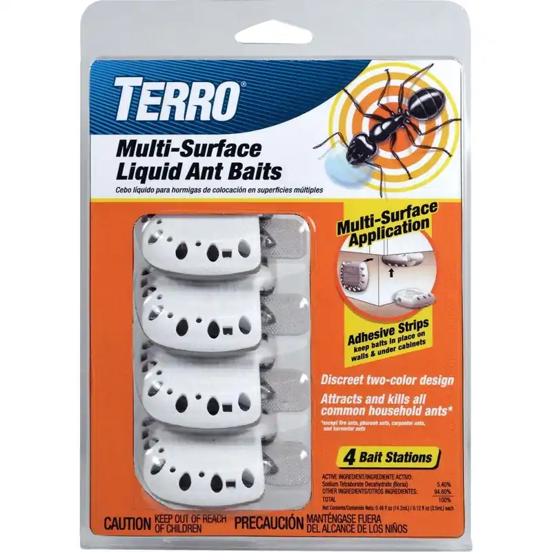 Terro T334B Multi-Surface Liquid Ant Bait Station (4-Pack)