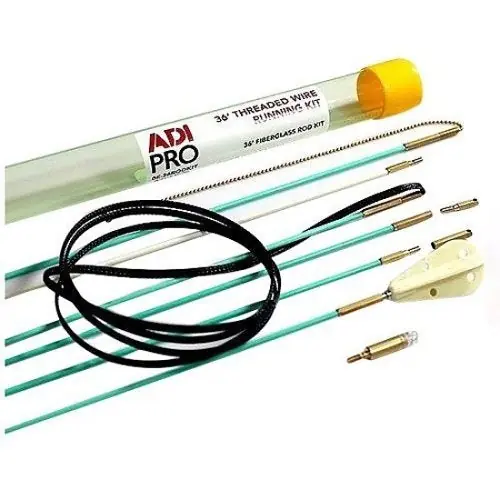 ADI PRO 0E-36RODKIT Fiberglass 36 Rod Kit with (6) Rods and Connectors, Green
