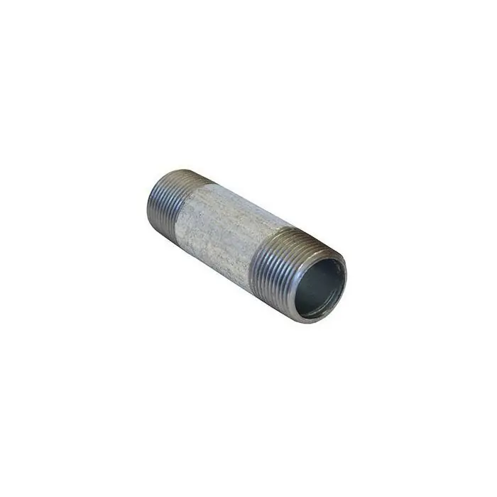 Anvil 0335000600 FIG 343 Standard Pipe Nipple Assortment, 3/4 in, NPT, Carbon Steel, Hot Dipped Galvanized, SCH 40/STD, Continuous Weld