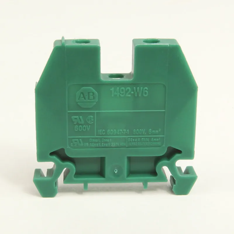 Rockwell Automation 1492-W6 IEC Terminal Block, Space-Saver Feed-Through Blocks