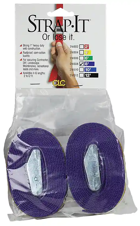 L.H. Dottie 2WS08 8 Foot 150 lb Purple Nylon Web Strap