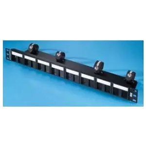 Ortronics OR-401045289 TracJack Patch Panel Kit 16-Port Black